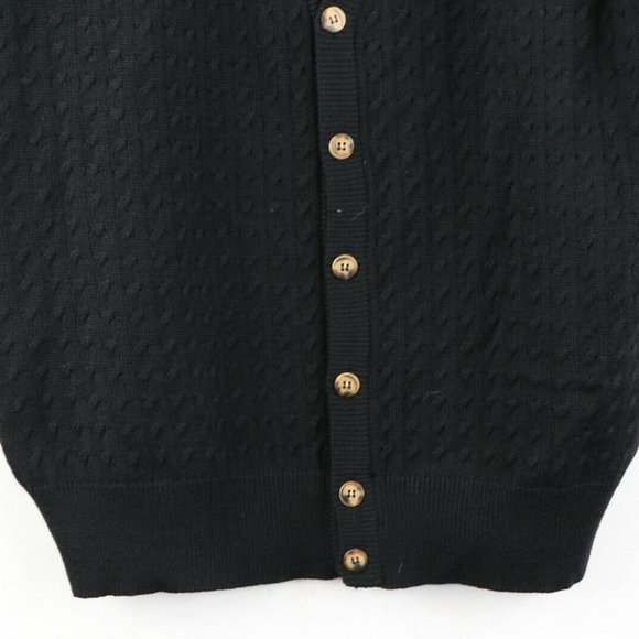 Vintage Rockabilly Wool Cardigan Sweater Vest - Picture 3 of 7